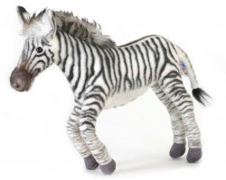 Soft Toy Zebra by Hansa (23cm) 5263