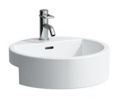 Laufen Living City 460mm Round Semi Recessed Basin