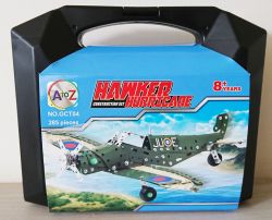 Hawker Hurricane Aeroplane Stainless Steel Model Construction Kit Set - 285 Pieces