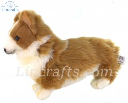 Soft Toy Corgi Dog by Hansa (26cm) 7594