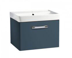 Tavistock Compass 600mm Wall Mounted Unit and Basin - Oxford Blue