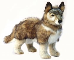 Soft Toy Wolf by Hansa (44cm) 4292
