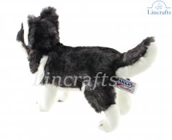 Soft Toy Dog, Husky Pup by Hansa (20cm.H) 6970