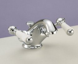 Silverdale Berkeley Monobloc Basin Mixer with Pop-Up Waste - Chrome