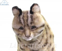 Soft Toy Leopard Cat Shihu by Hansa (55cm) 7740