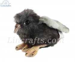 Soft Toy Bird, Pigeon Chick by Hansa (15cm) 7044