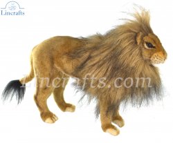 Soft Toy Lion Wildcat Standing by Hansa (34cm) 8094