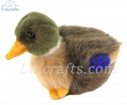 Soft Toy Water Bird, Mallard Duck by Hansa (11cm) 3570