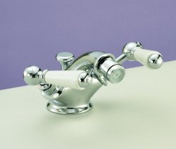 Silverdale Berkeley Monobloc Bidet Mixer with Pop-Up Waste - Chrome