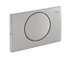 Geberit Delta 10 Brushed Stainless Steel Single Flush Plate