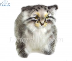 Soft Toy Pallas Cat Standing by Hansa (30cm) 7077