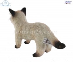 Soft Toy Cat, Siamese Kitten by Hansa (33cm) 7595