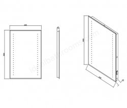 RAK Mirrors 8x6 Rubens LED Bevel Edged Mirror