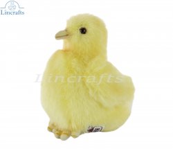 Soft Toy Bird, Yellow Chick by Hansa (10cm) 4811