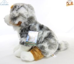 Soft Toy Blue Australian Shepherd Dog by Faithful Friends (25cm)H FAS03