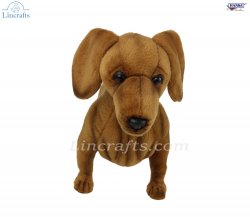 Soft Toy Dog, Dachshund by Hansa (42cm) 6420