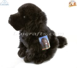 Soft Toy Newfoundland Puppy Dog by Faithful Friends (25cm)H FNE03