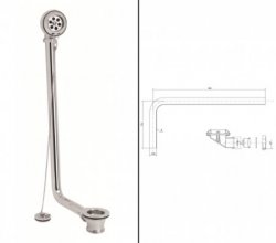 Bayswater Chrome Exposed Retainer Bath Waste
