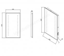 RAK Mirrors 6x4 Rubens LED Bevel Edged Mirror