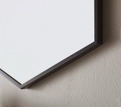 Origins Living Docklands Hexagonal Mirror - Black