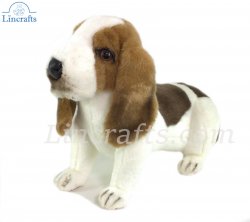 Soft Toy Basset Hound Dog by Hansa (32cm) 7463