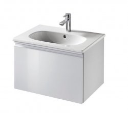 Ideal Standard Tesi Gloss Light Grey 60cm 1 Drawer Vanity Unit