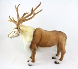 Soft Toy Nordic Reindeer Standing by Hansa (65cm) 6860