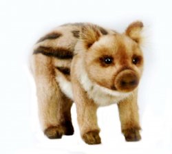 Soft Toy Wild Pig by Hansa (23cm) 4853