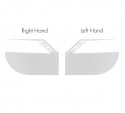 Kudos Connect 2 1000 x 900mm Slip Resistant Offset Quadrant Shower Tray
