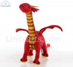 Soft Toy Red Dragon by Hansa (32cm) 6064