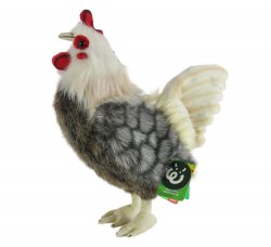 Soft Toy Bantam Rooster Bird by Living Nature (32cm) AN665