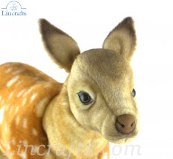 Soft Toy Sika Deer Fawn Standing by Hansa (55cm) 7803