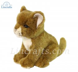 Soft Toy Lion Wildcat Cub by Hansa (18cm) 7290