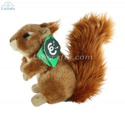 Soft Toy Red Squirrel by Living Nature (18cm) AN49