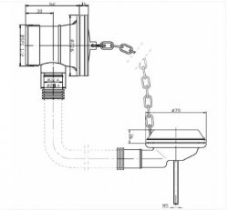 Bayswater 1700mm Pointing White Double Ended Boat Bath