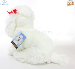 Soft Tot Dog, White Poodle by Faithful Friends (23cm)H FPW03