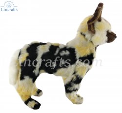 Soft Toy Painted Hunting Wild Dog by Hansa (21cm) 7941