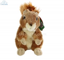 Soft Toy Red Squirrel by Living Nature (18cm) AN49