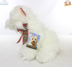 Soft Toy Dog, West Highland White Terrier by Faithful Friends (22cm)H FWH03