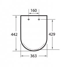 Roca Debba Soft Close Toilet Seat