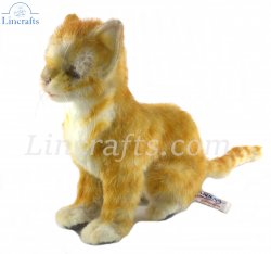 Soft Toy Cat, Ginger Kitten by Hansa (20cm) 6492
