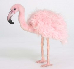 Soft Toy Bird, Flamingo by Hansa (38cm) 5680