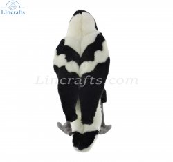 Soft Toy Bird, Australian Magpie by Hansa (14cm) 5090