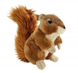 Soft Toy Red Squirrel by Living Nature (18cm) AN49