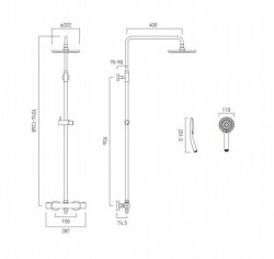 Vado Atmosphere Shower Package