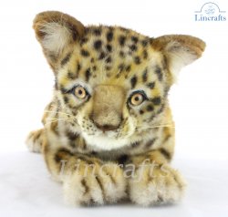 Soft Toy Leopard Baby by Hansa (38cm.L) 8010