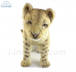 Soft Toy Lion Wildcat Cub Standing by Hansa (70cm) 7891