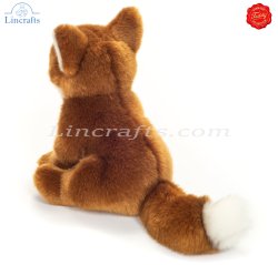 Plush Soft Toy Fox sitting by Teddy Hermann (20 cm) 90321