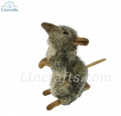 Soft Toy Rodent, Elephant Mouse (Shrew) by Hansa (14cm) 4111