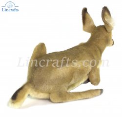 Soft Toy Fawn Laying  by Hansa (36cm) 8055